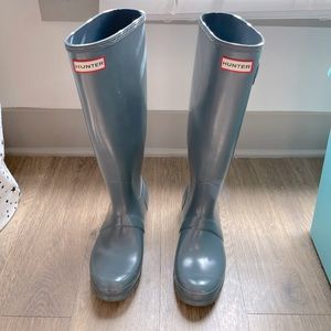 Blue Hunter Boots